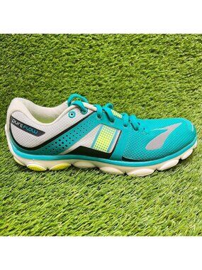 Brooks PureFlow 4 Womens Size 9 Teal Green Gray Athletic Running Shoes Sneakers